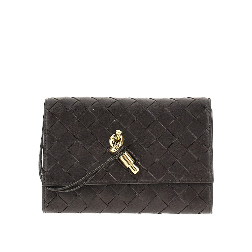 BOTTEGA VENETA Intrecciato nappa leather 'Andiamo' pouch