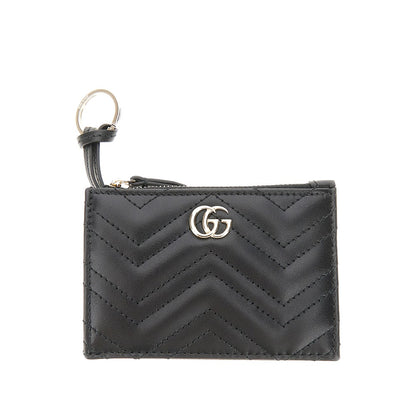 GUCCI Leather GG Marmont key holder