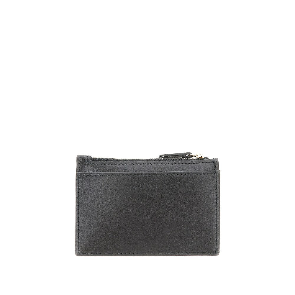 GUCCI Leather GG Marmont key holder