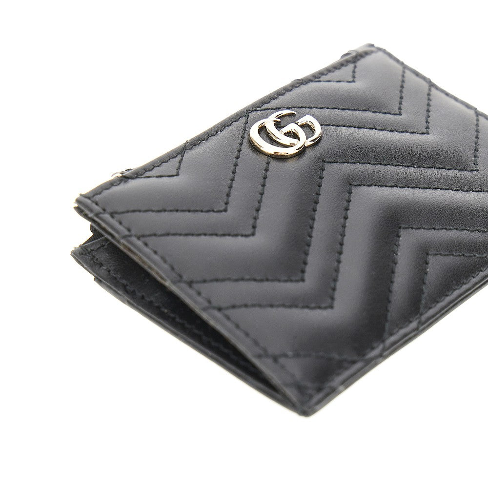 GUCCI Leather GG Marmont key holder