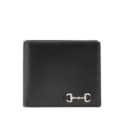 GUCCI Leather wallet with Horsebit detail