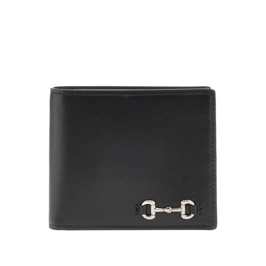 GUCCI Leather wallet with Horsebit detail