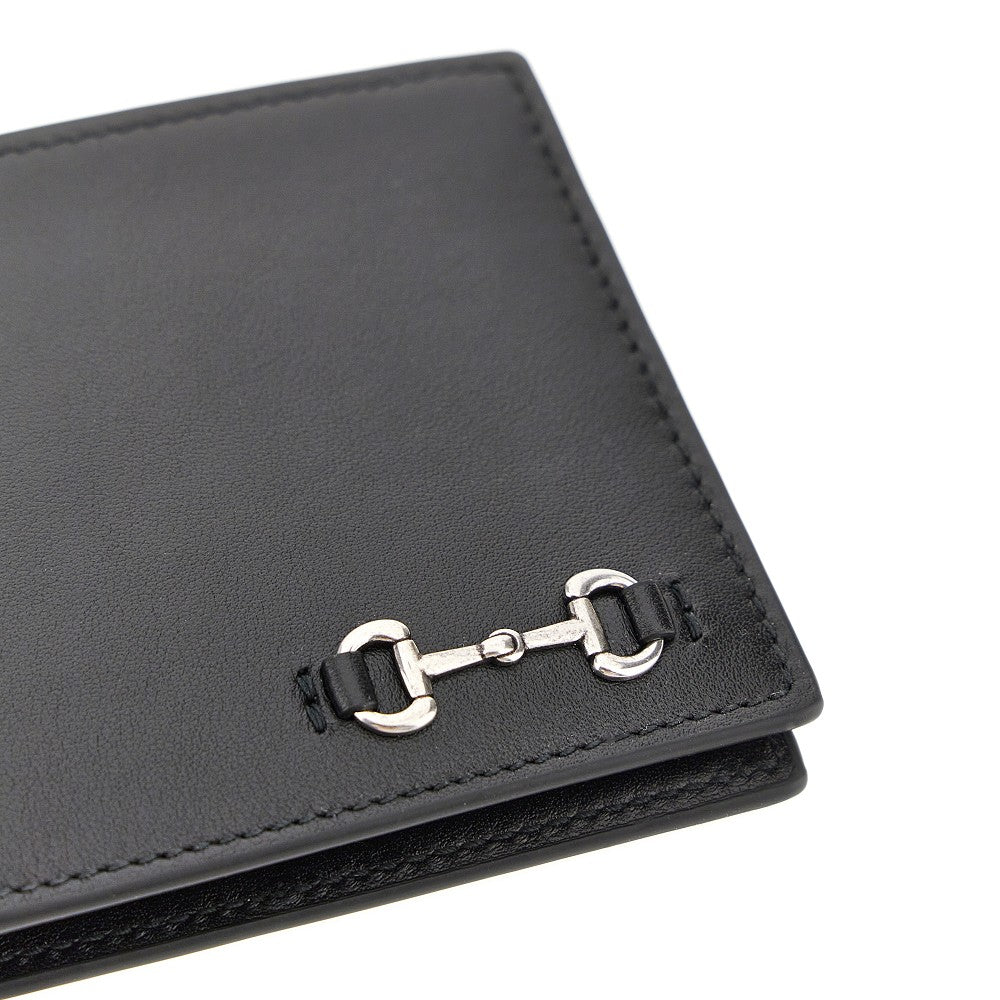 GUCCI Leather wallet with Horsebit detail