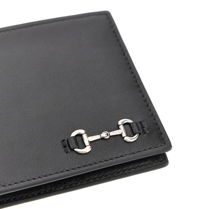 GUCCI Leather wallet with Horsebit detail