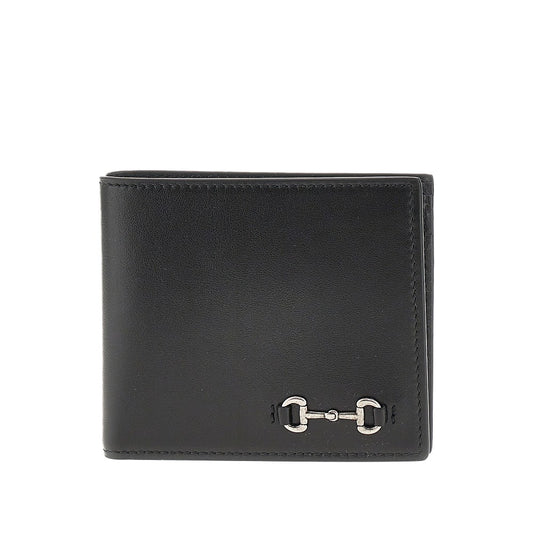 GUCCI Leather wallet with Horsebit detail