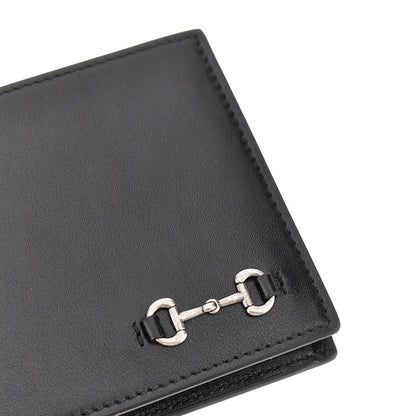 GUCCI Leather wallet with Horsebit detail
