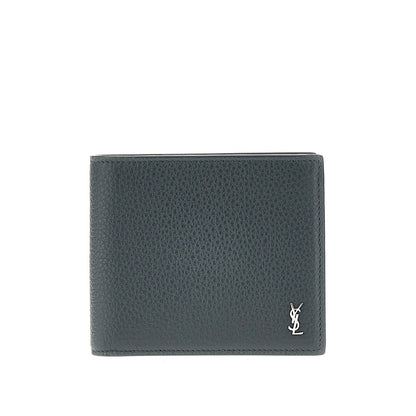 Saint Laurent Grained leather bi-fold wallet