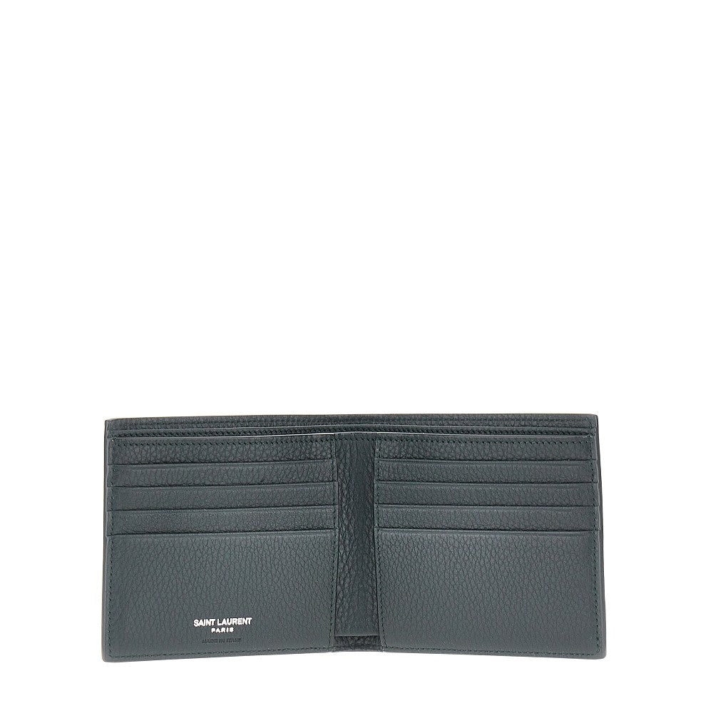 Saint Laurent Grained leather bi-fold wallet