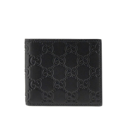 GUCCI GG Emblem' leather bi-fold wallet