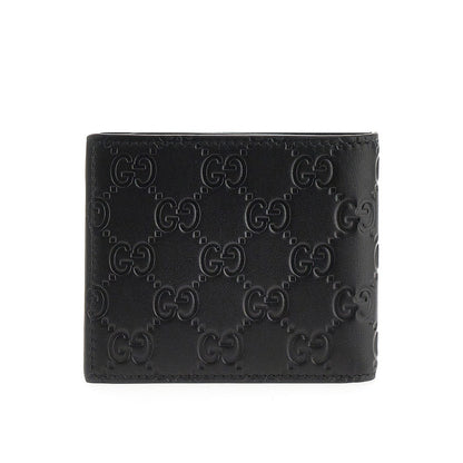 GUCCI GG Emblem' leather bi-fold wallet