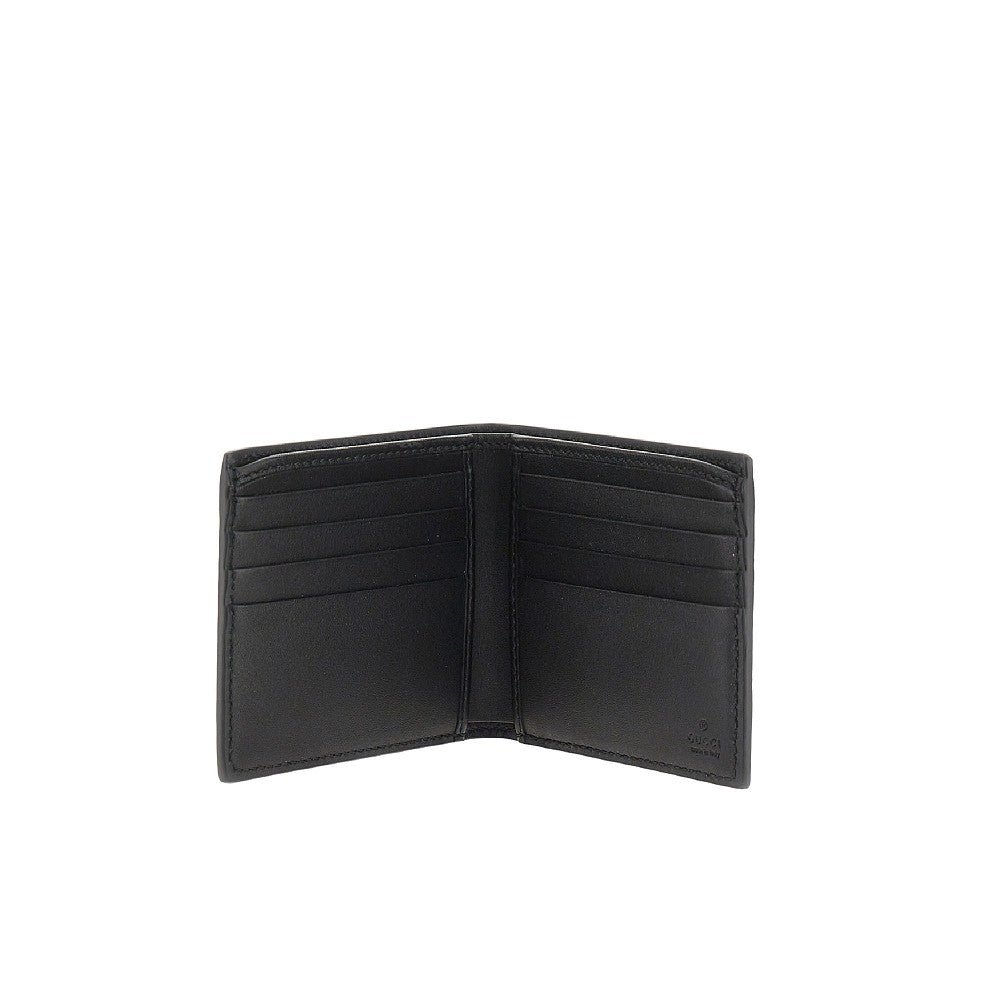 GUCCI GG Emblem' leather bi-fold wallet
