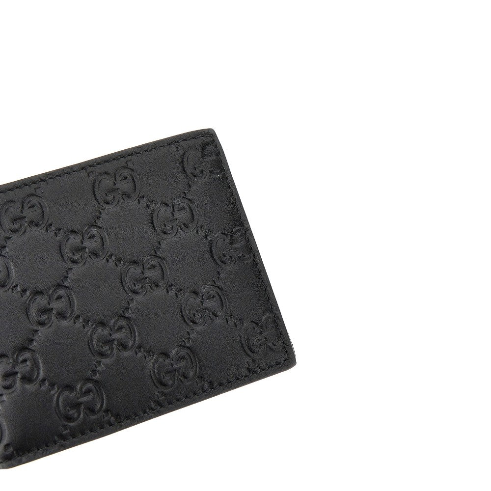 GUCCI GG Emblem' leather bi-fold wallet