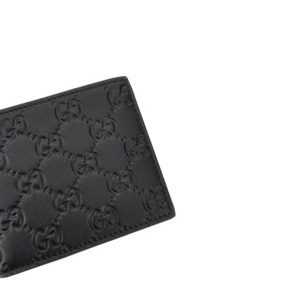 GUCCI GG Emblem' leather bi-fold wallet