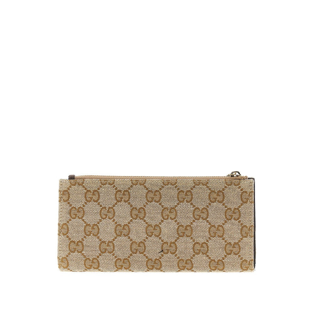 GUCCI Original GG wallet with logo plate