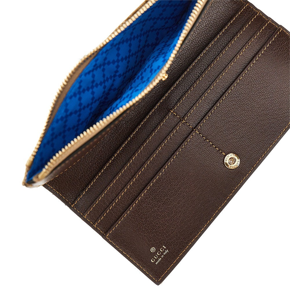 GUCCI Original GG wallet with logo plate