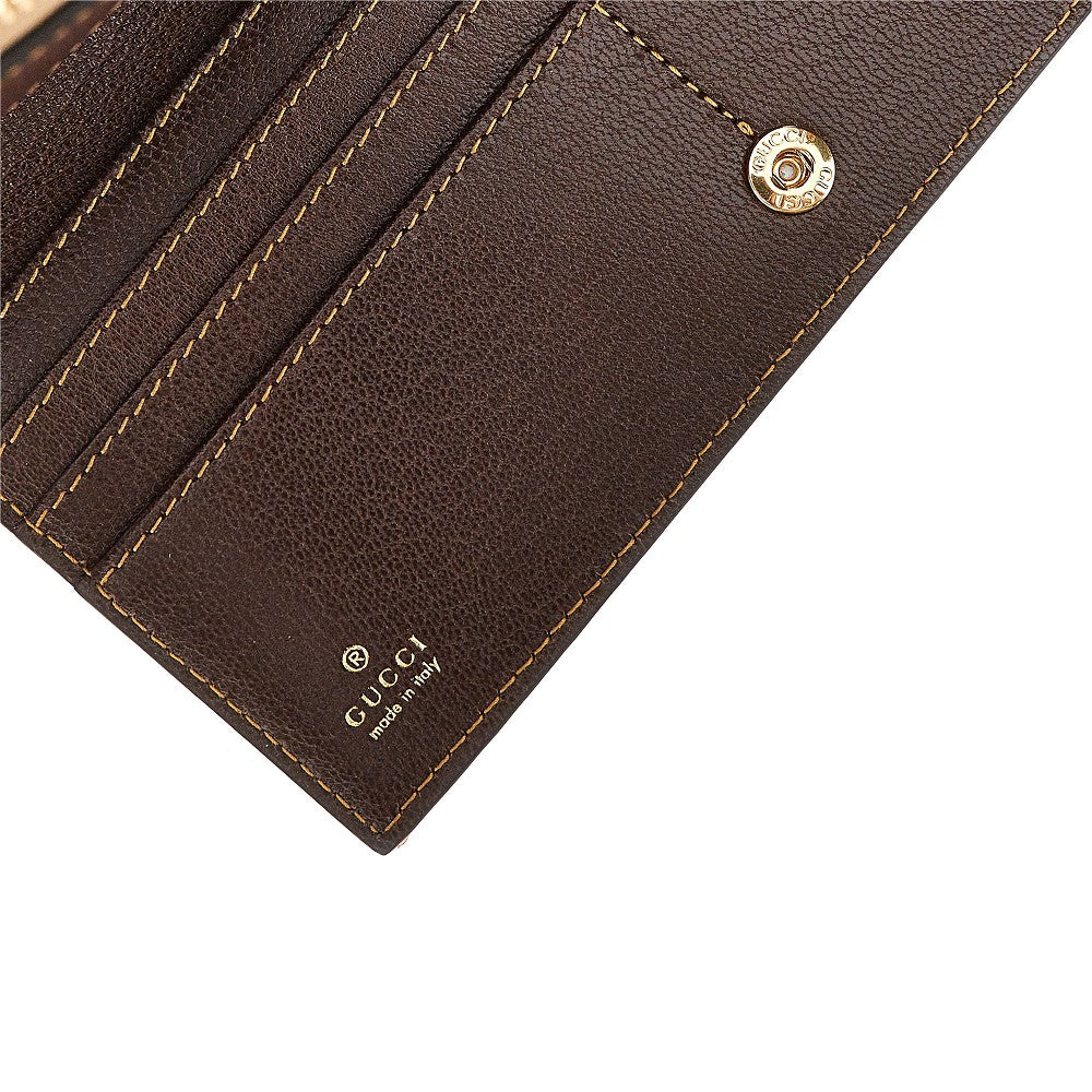 GUCCI Original GG wallet with logo plate