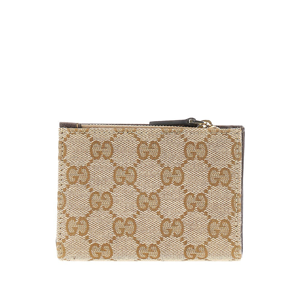 Gucci GG canvas bi-fold wallet with Horsebit