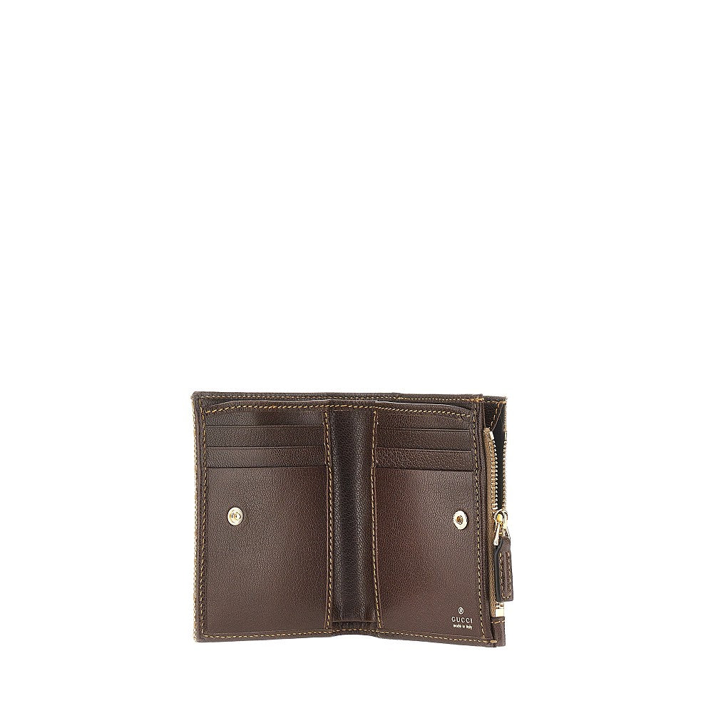 Gucci GG canvas bi-fold wallet with Horsebit