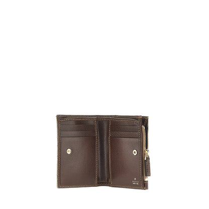 Gucci GG canvas bi-fold wallet with Horsebit