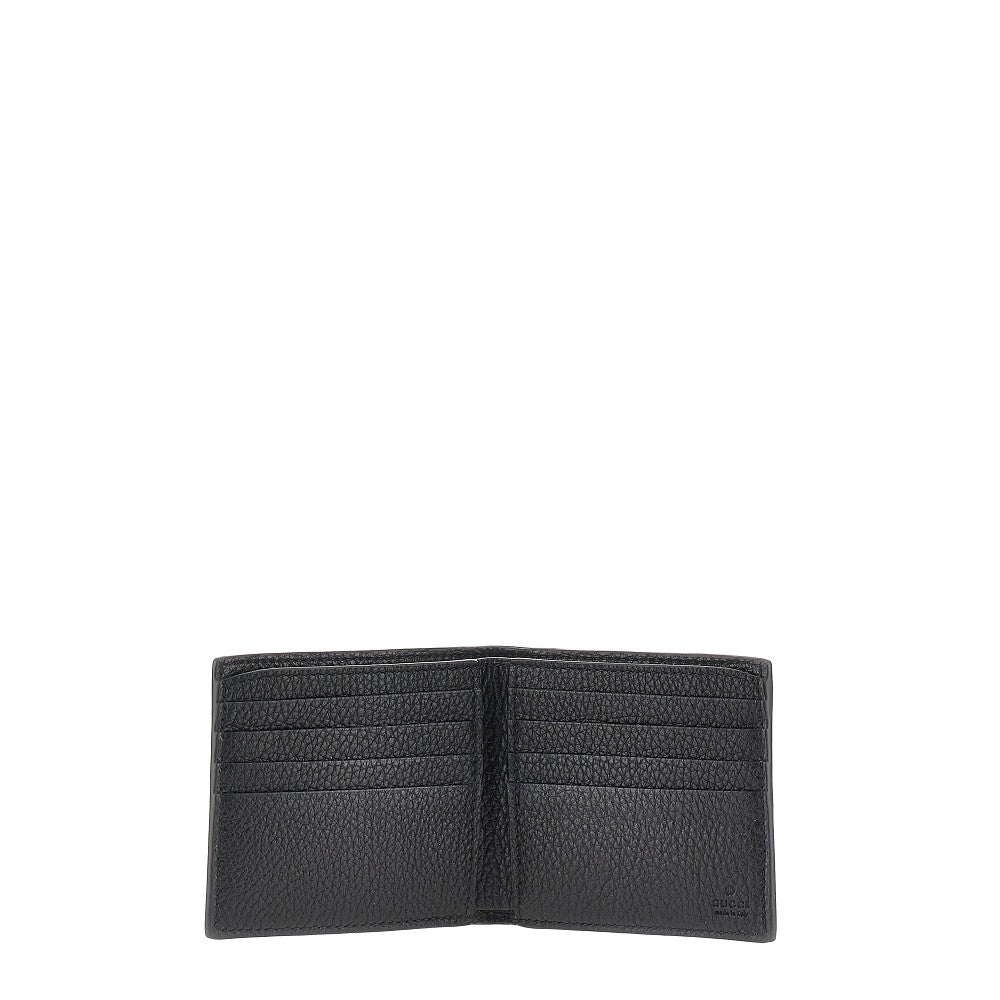 Gucci Web intarsia leather bi-fold wallet