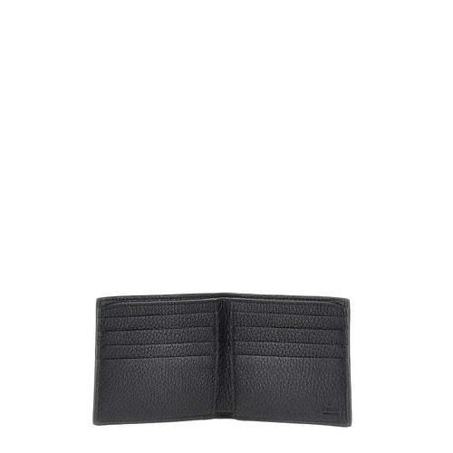Gucci Web intarsia leather bi-fold wallet