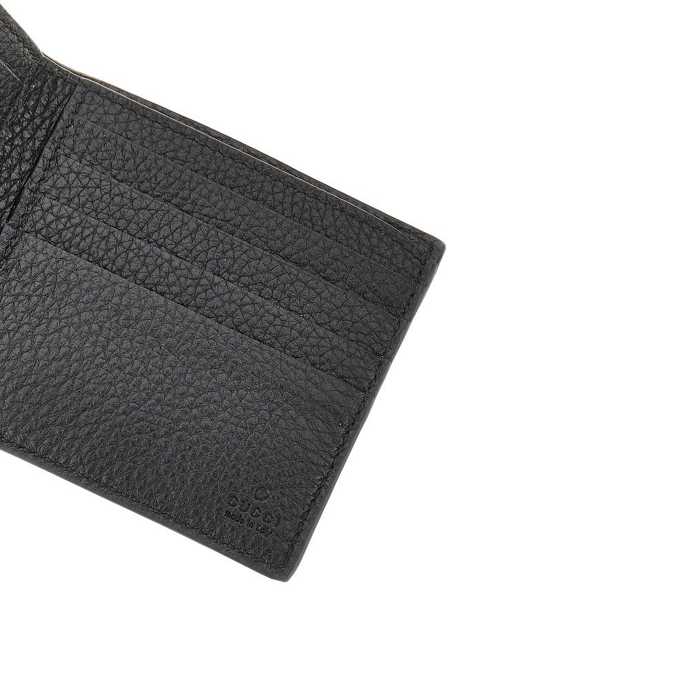 Gucci Web intarsia leather bi-fold wallet