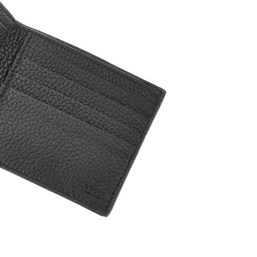 Gucci Web intarsia leather bi-fold wallet