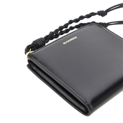 JIL SANDER Tangle' leather zippered cardholder