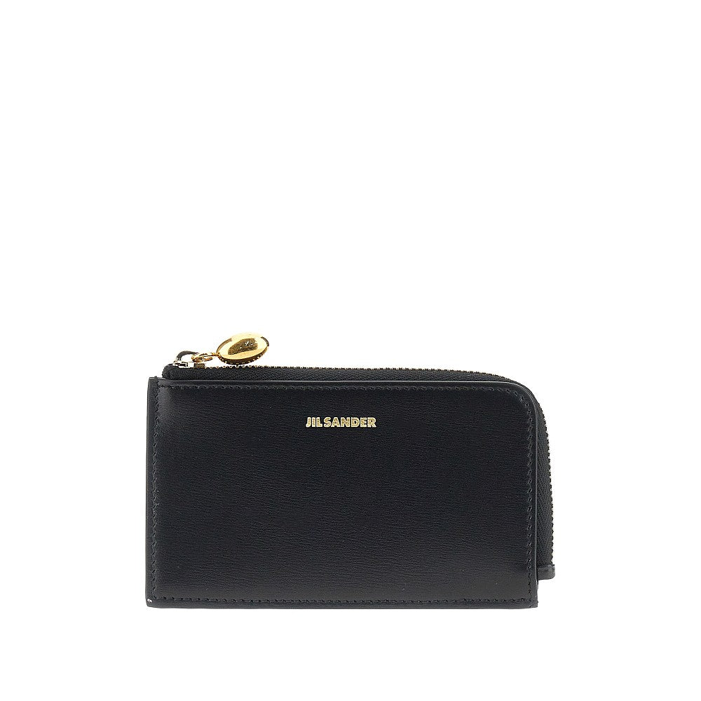 JIL SANDER Goji' zippered leather cardholder