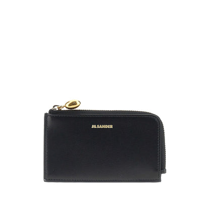 JIL SANDER Goji' zippered leather cardholder