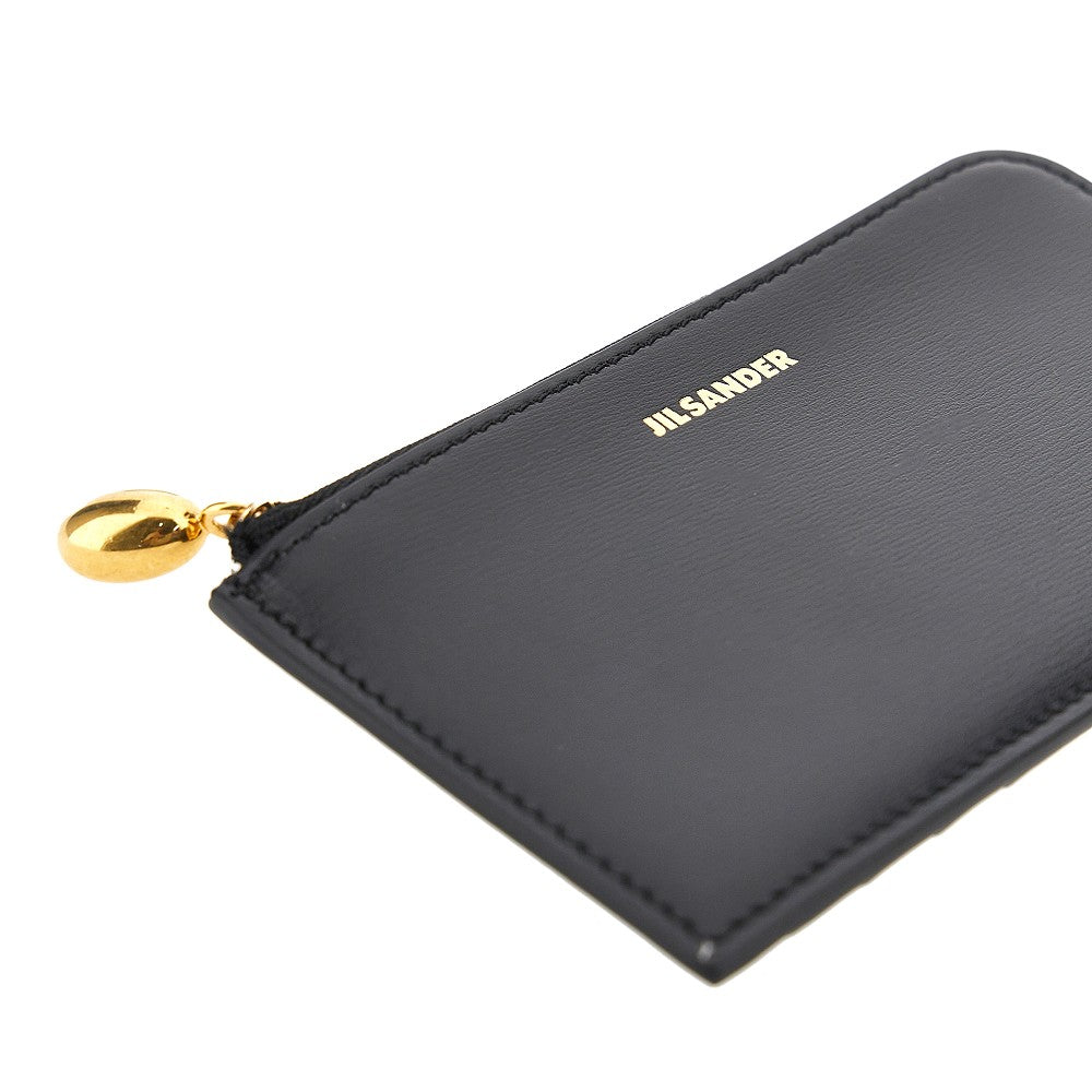 JIL SANDER Goji' zippered leather cardholder