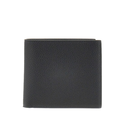 THOM BROWNE Grained leather bi-fold wallet