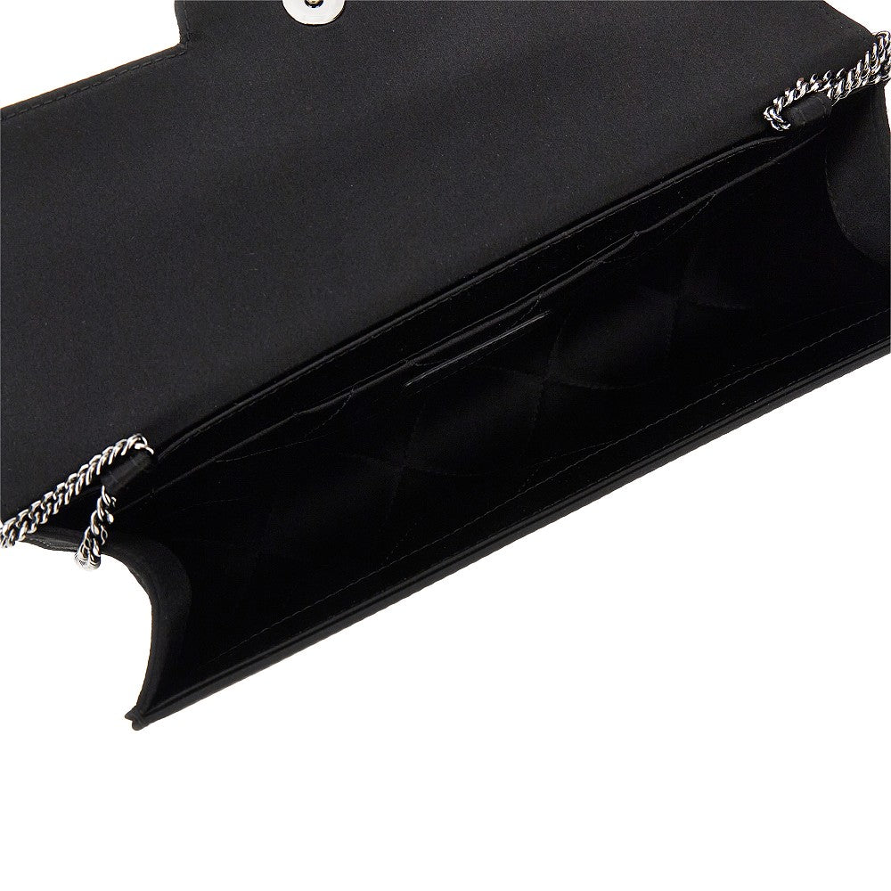 ROGER VIVIER Efflorescence' satin pouch with rhinestones