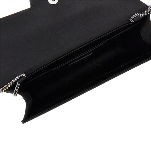 ROGER VIVIER Efflorescence' satin pouch with rhinestones