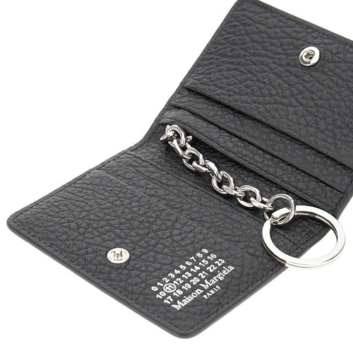 MAISON MARGIELA Leather cardholder with key-ring