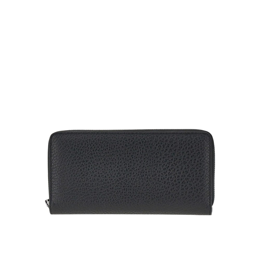 MAISON MARGIELA Grained leather zip-around wallet