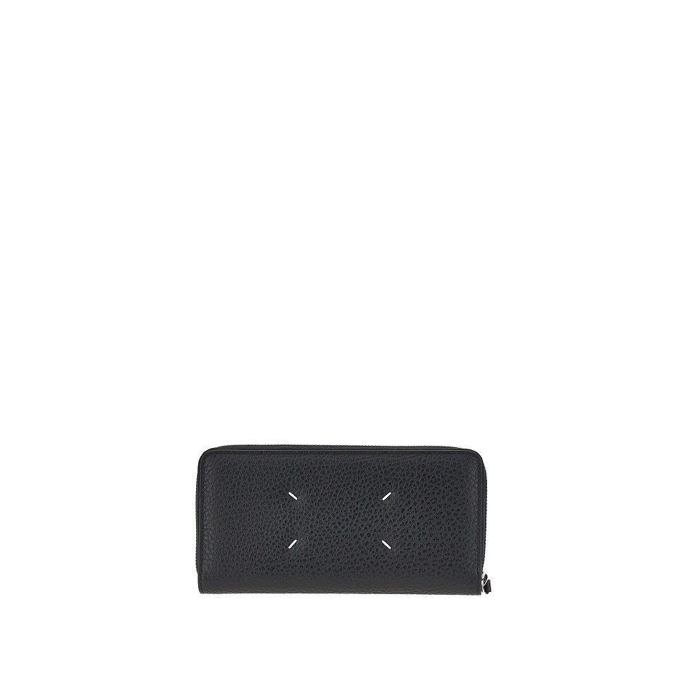 MAISON MARGIELA Grained leather zip-around wallet