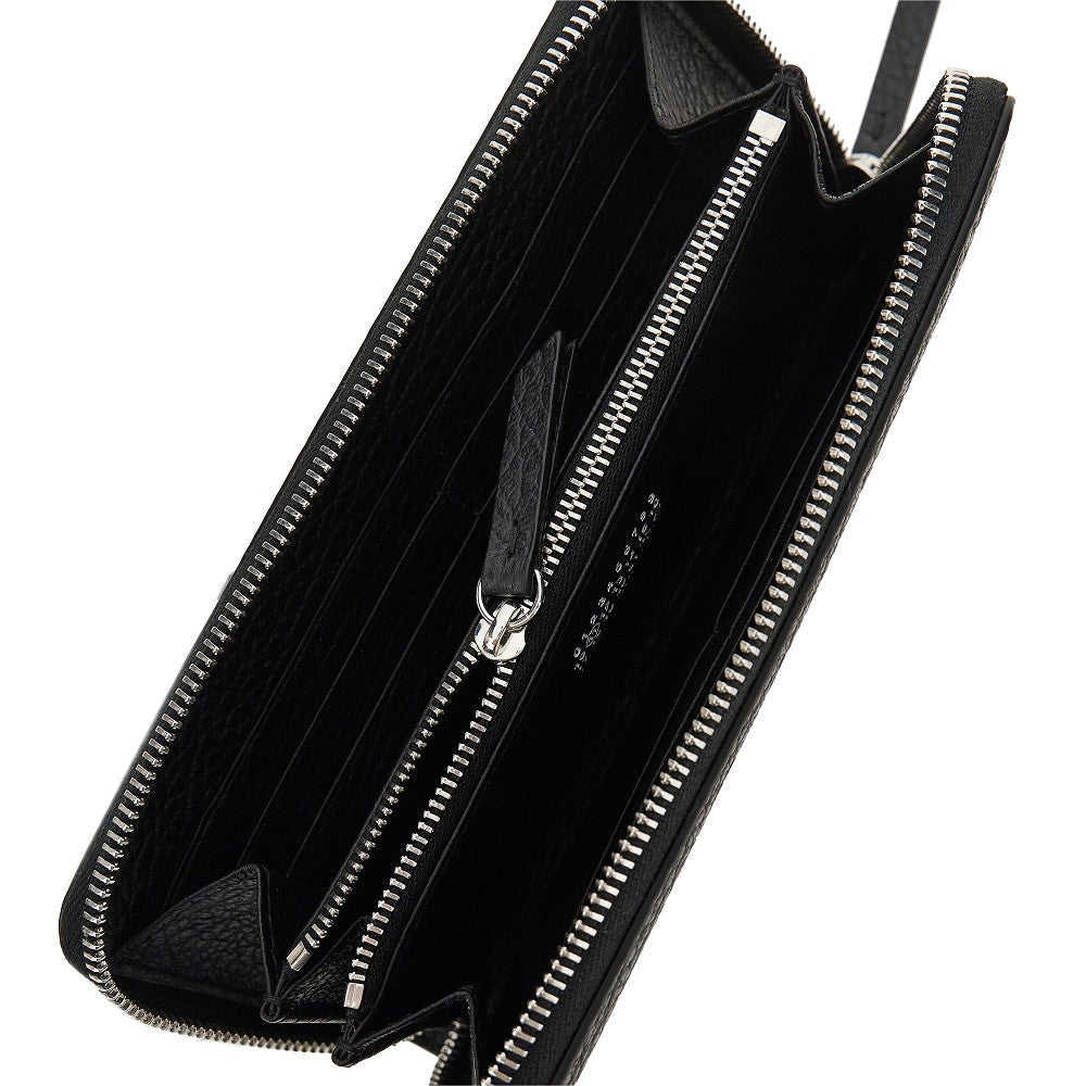 MAISON MARGIELA Grained leather zip-around wallet