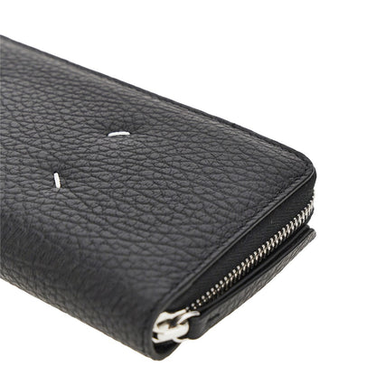MAISON MARGIELA Grained leather zip-around wallet