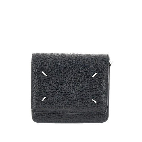 Maison Margiela Leather wallet with chain strap