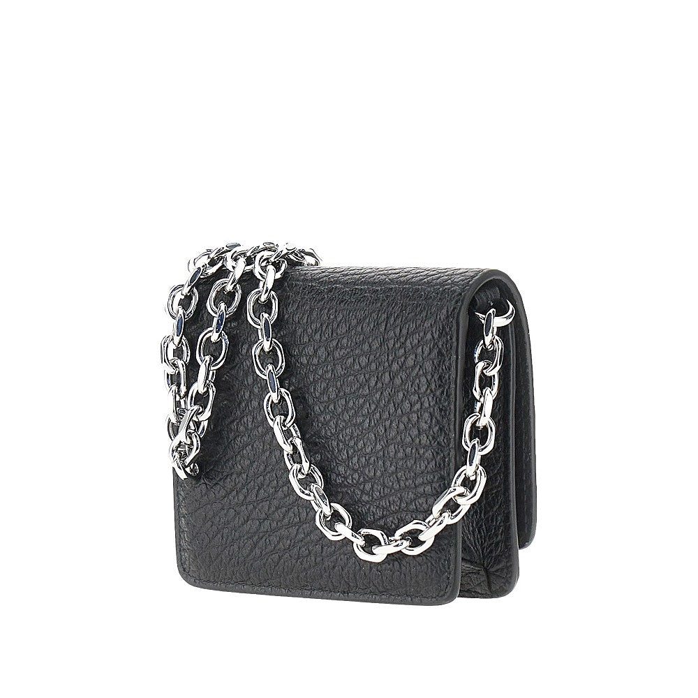 Maison Margiela Leather wallet with chain strap