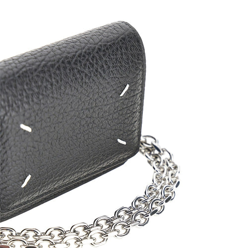 Maison Margiela Leather wallet with chain strap