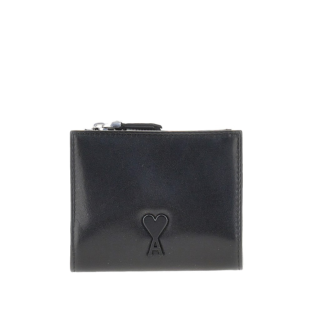 AMI Leather bi-fold Voulez-Vous wallet