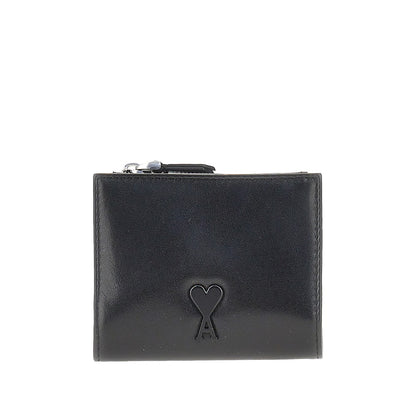 AMI Leather bi-fold Voulez-Vous wallet