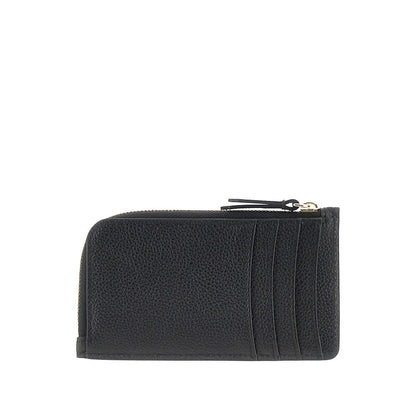 EMPORIO ARMANI Leather cardholder pouch