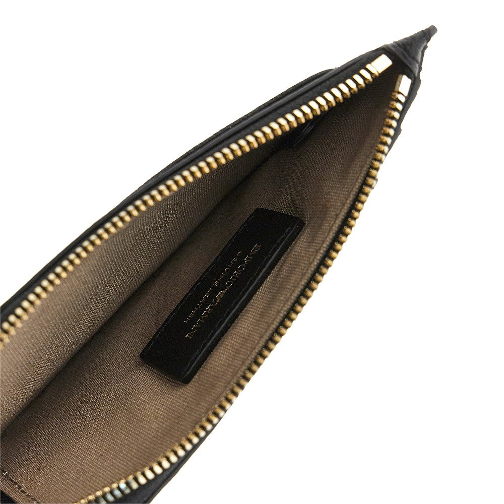 EMPORIO ARMANI Leather cardholder pouch