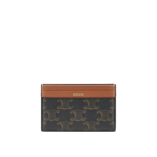 CELINE Triomphe canvas medium cardholder