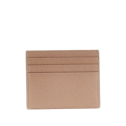 PRADA Saffiano leather cardholder with logo