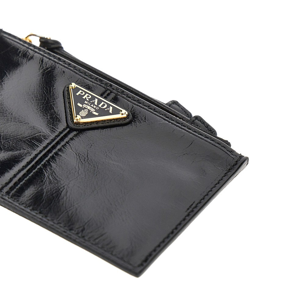 PRADA Soft Lux leather cardholder pouch