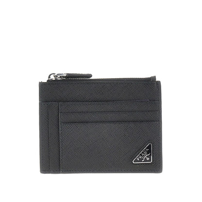 PRADA Saffiano leather cardholder pouch